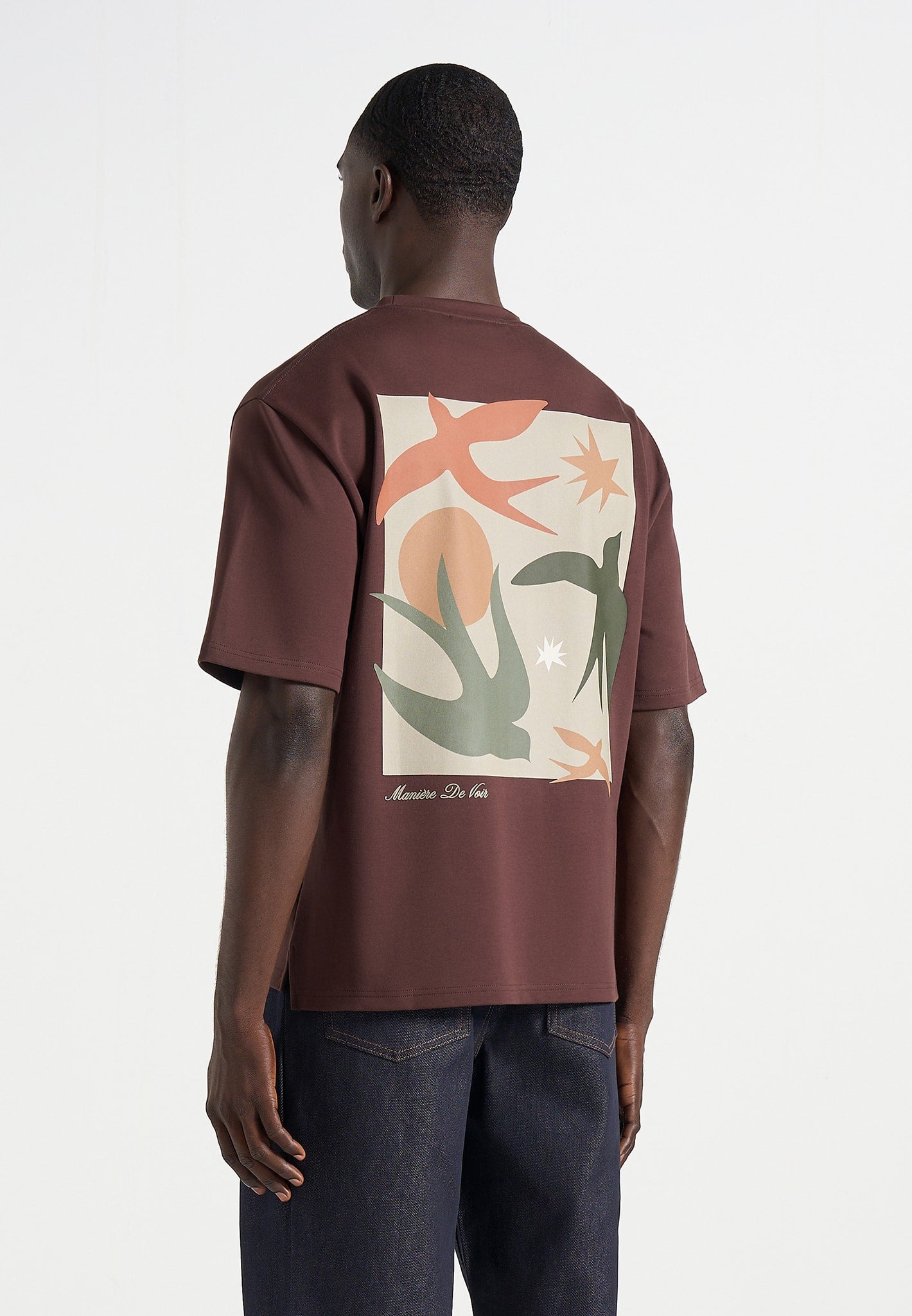 bird-detail-cotton-t-shirt-brown