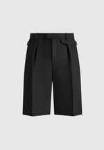 Auguste - Tailored Twill Bermuda Shorts - Black