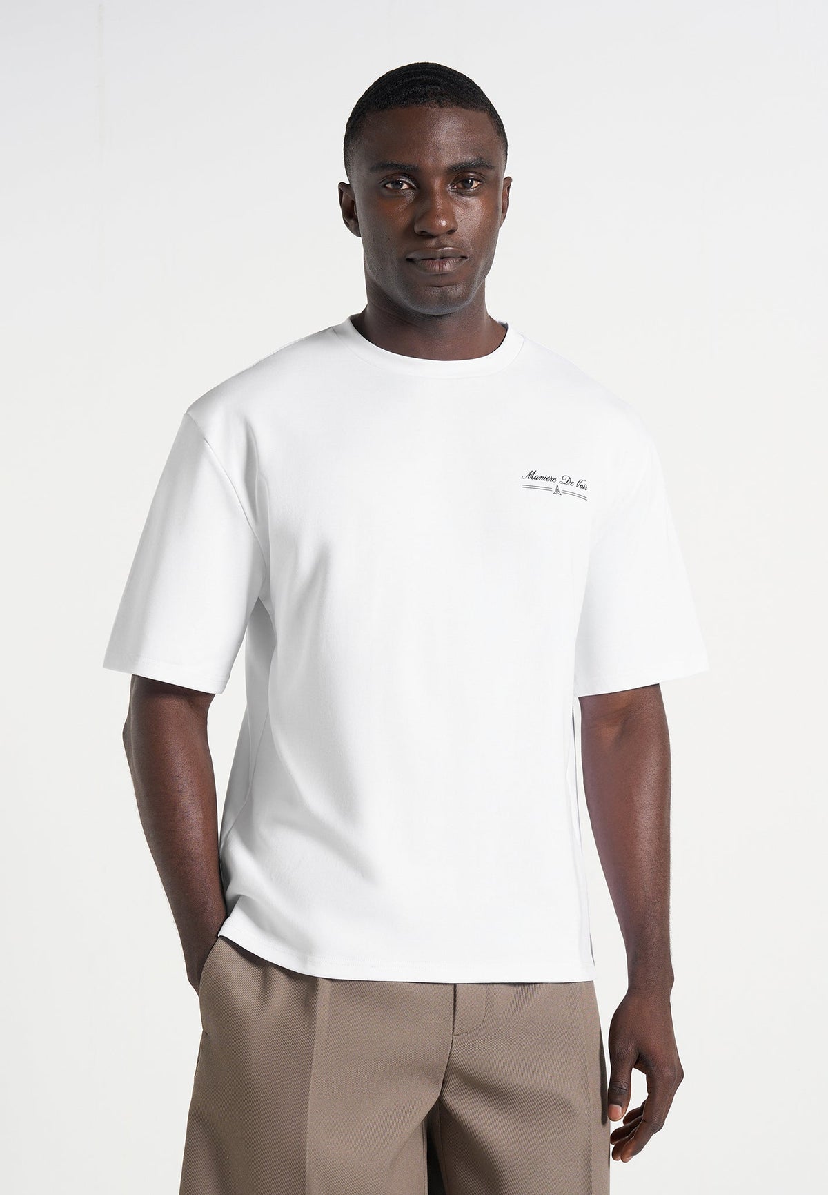 Kian - Circuit De Monaco Cotton T-Shirt - White
