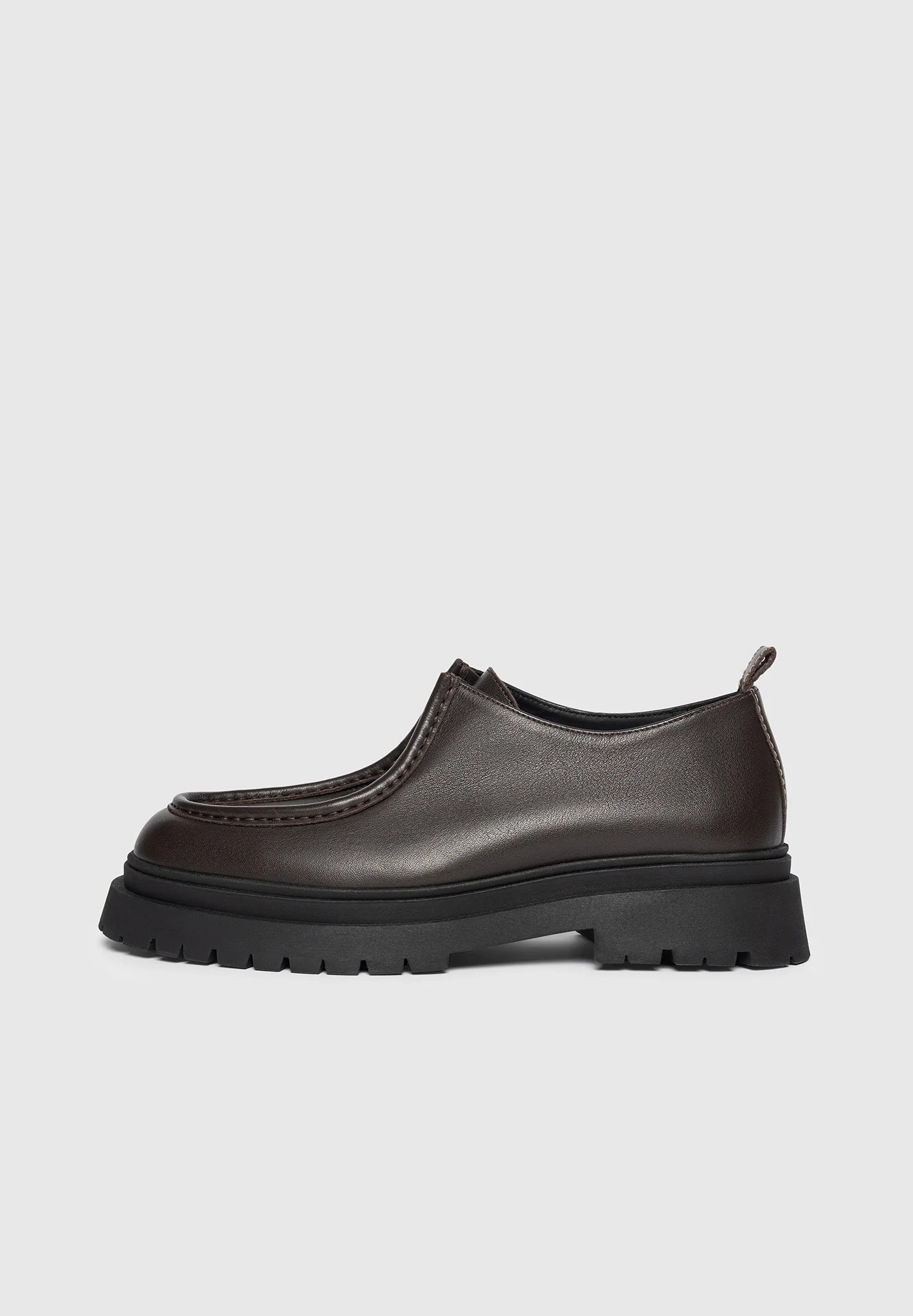 Lille - Leather Lace Up Shoe - Brown 