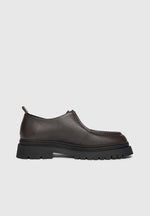 Lille - Leather Lace Up Shoe - Brown