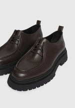 Lille - Leather Lace Up Shoe - Brown