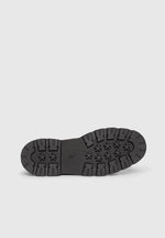 Diego - Suede & Crochet Penny Loafer - Brown/White