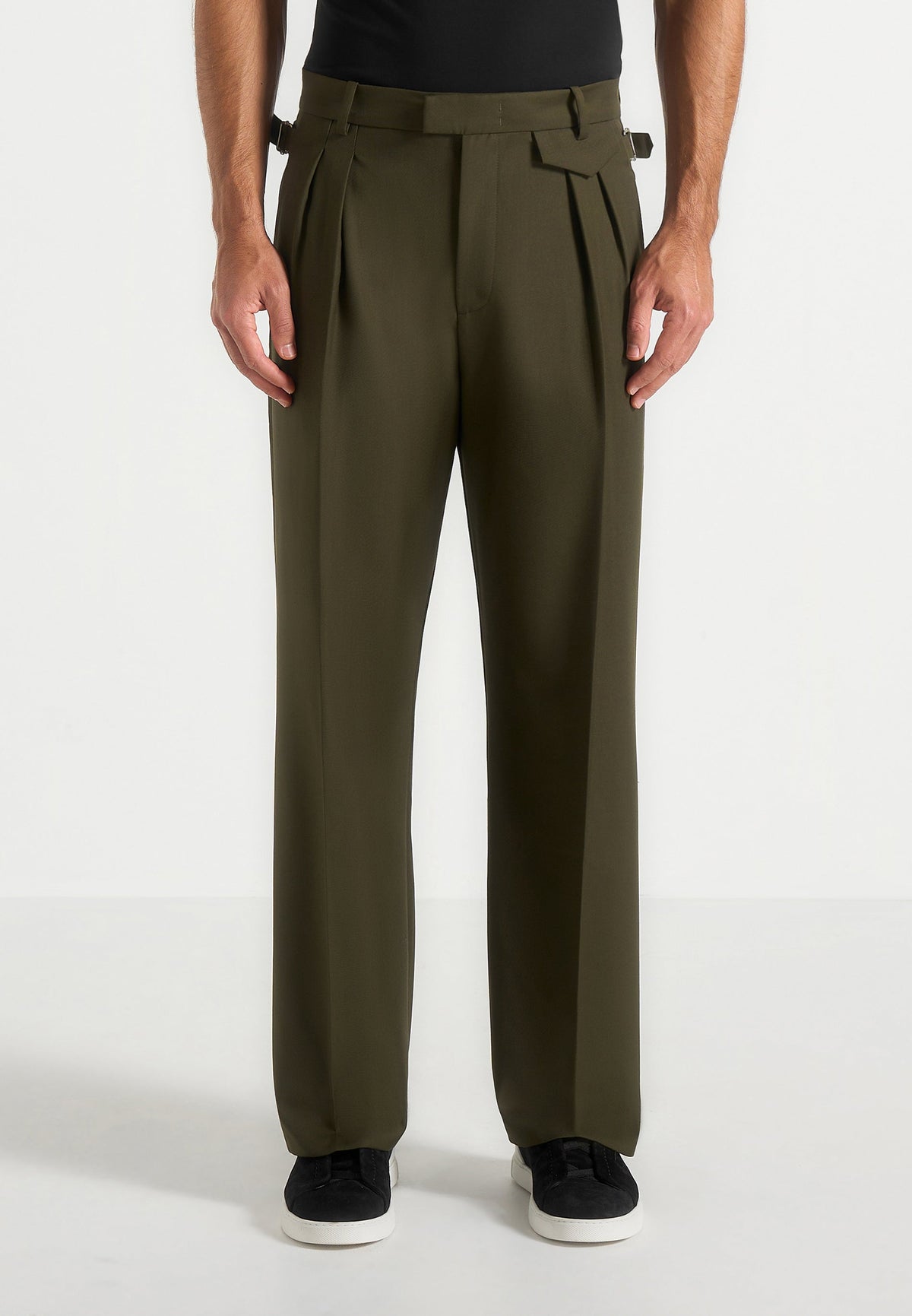 pierre-twin-pleat-tailored-trousers-olive