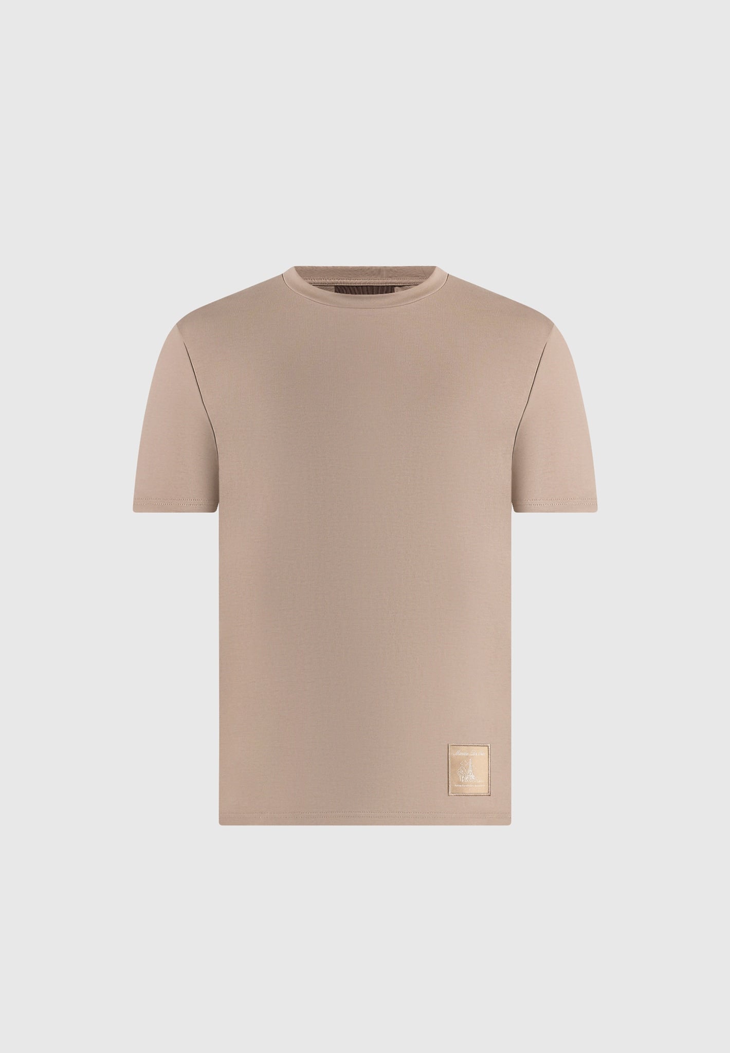 Matteo - Regular Fit Cotton T-Shirt - Taupe