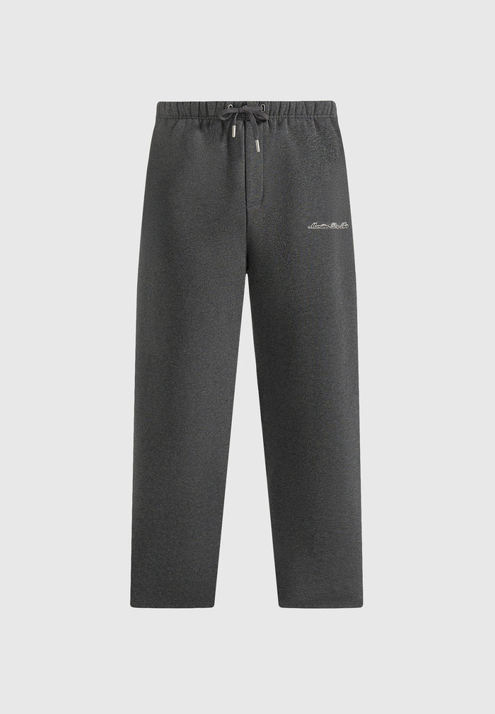 JS003 - Unisex Signature Wide Leg Joggers - Charcoal Grey