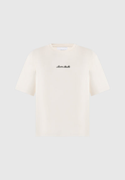 TS001 - Unisex Signature Relaxed Fit Cotton T-Shirt - Cream