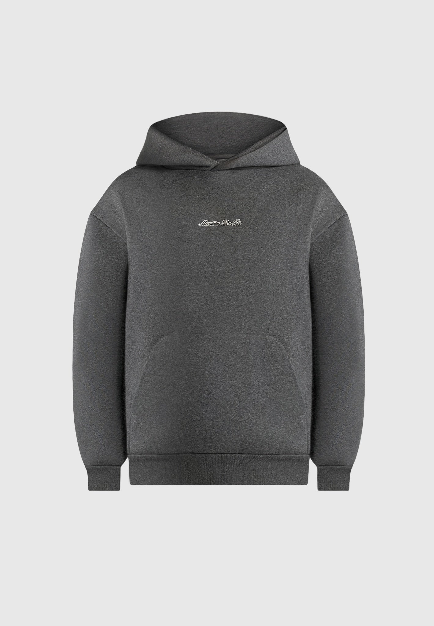 Ollie - Unisex Signature Relaxed Fit Hoodie - Charcoal Grey