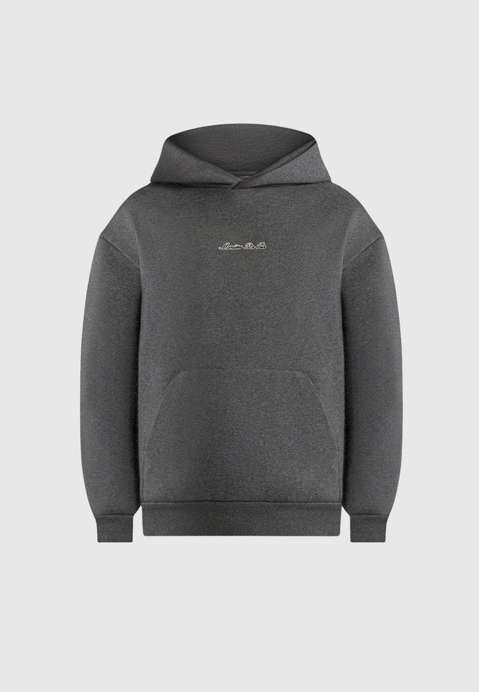 JS001 - Unisex Signature Relaxed Fit Hoodie - Charcoal Grey