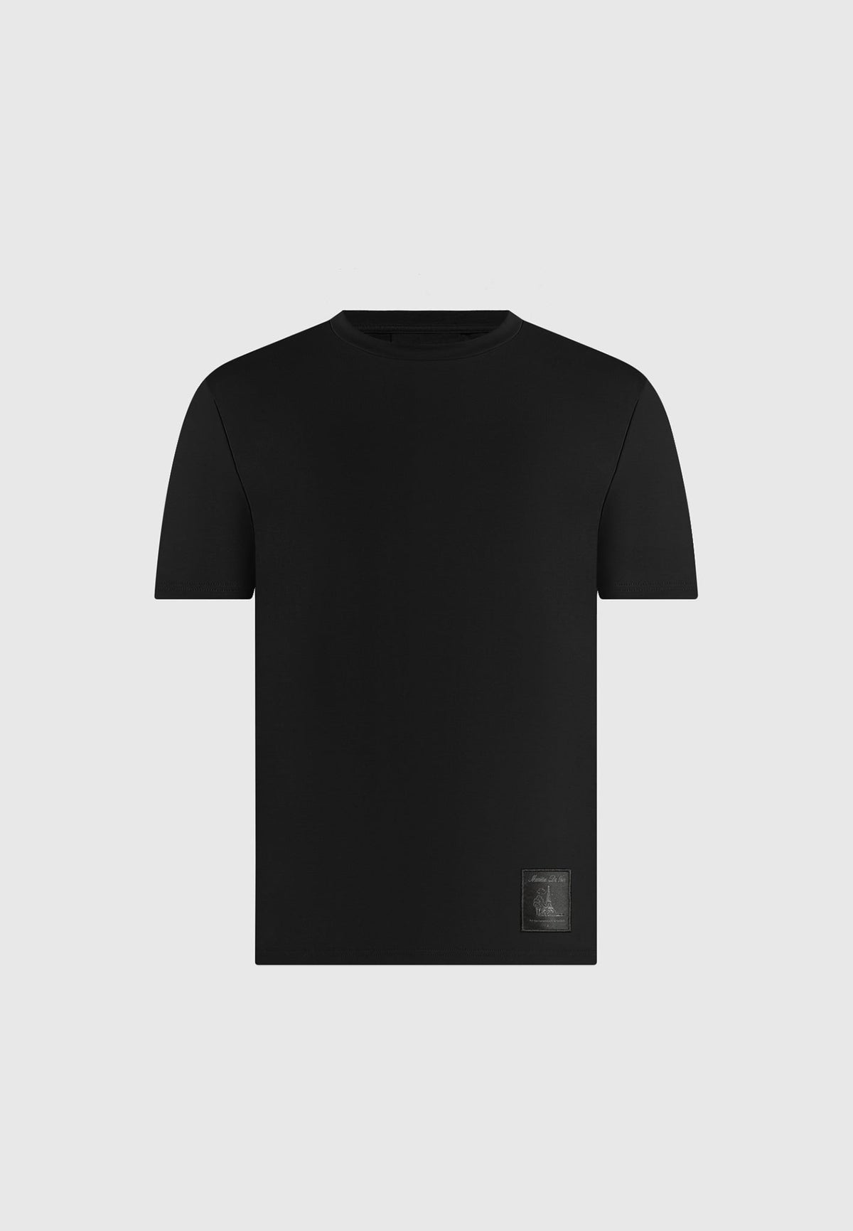 TS002 - Regular Fit Cotton T-Shirt - Black
