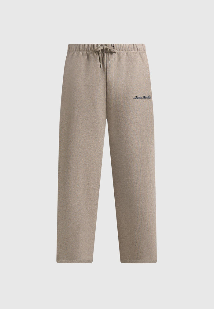 JS003 - Unisex Signature Wide Leg Joggers - Taupe