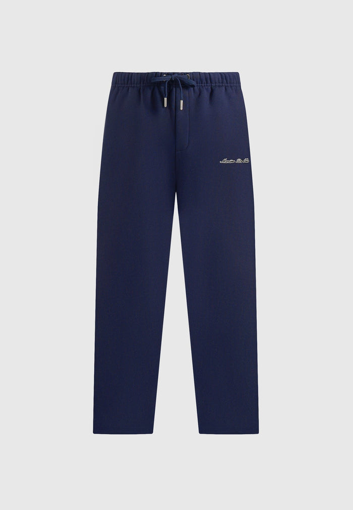 JS003 - Unisex Signature Wide Leg Joggers - Navy