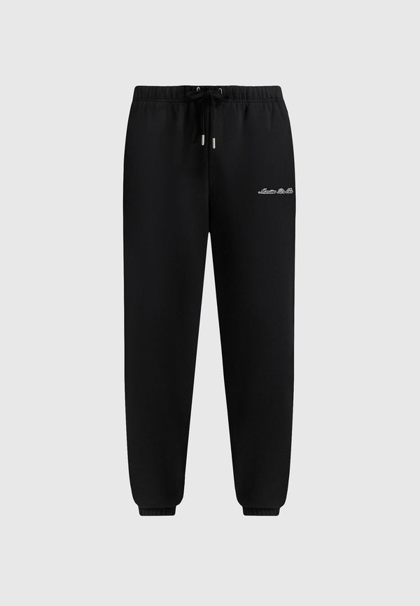 JS005 - Signature Regular Fit Cuffed Joggers - Black