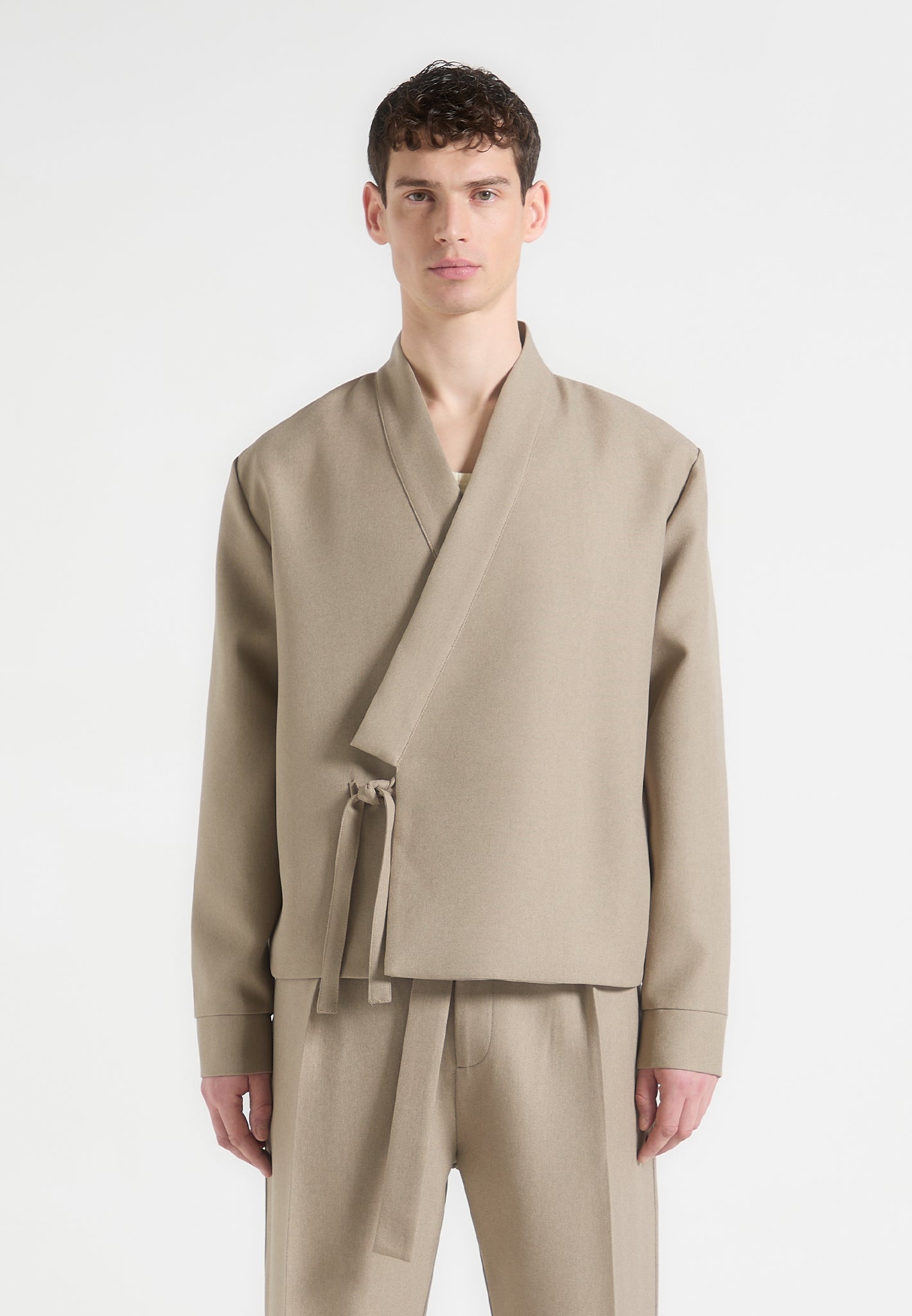 textured-kimono-wrap-jacket-beige 