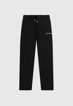 Taylor - Unisex Signature Wide Leg Joggers - Black