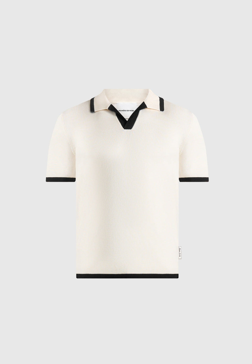 lambert-contrast-detail-knit-polo-shirt-cream