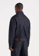 Damien - Boxy Fit Denim Jacket - Indigo