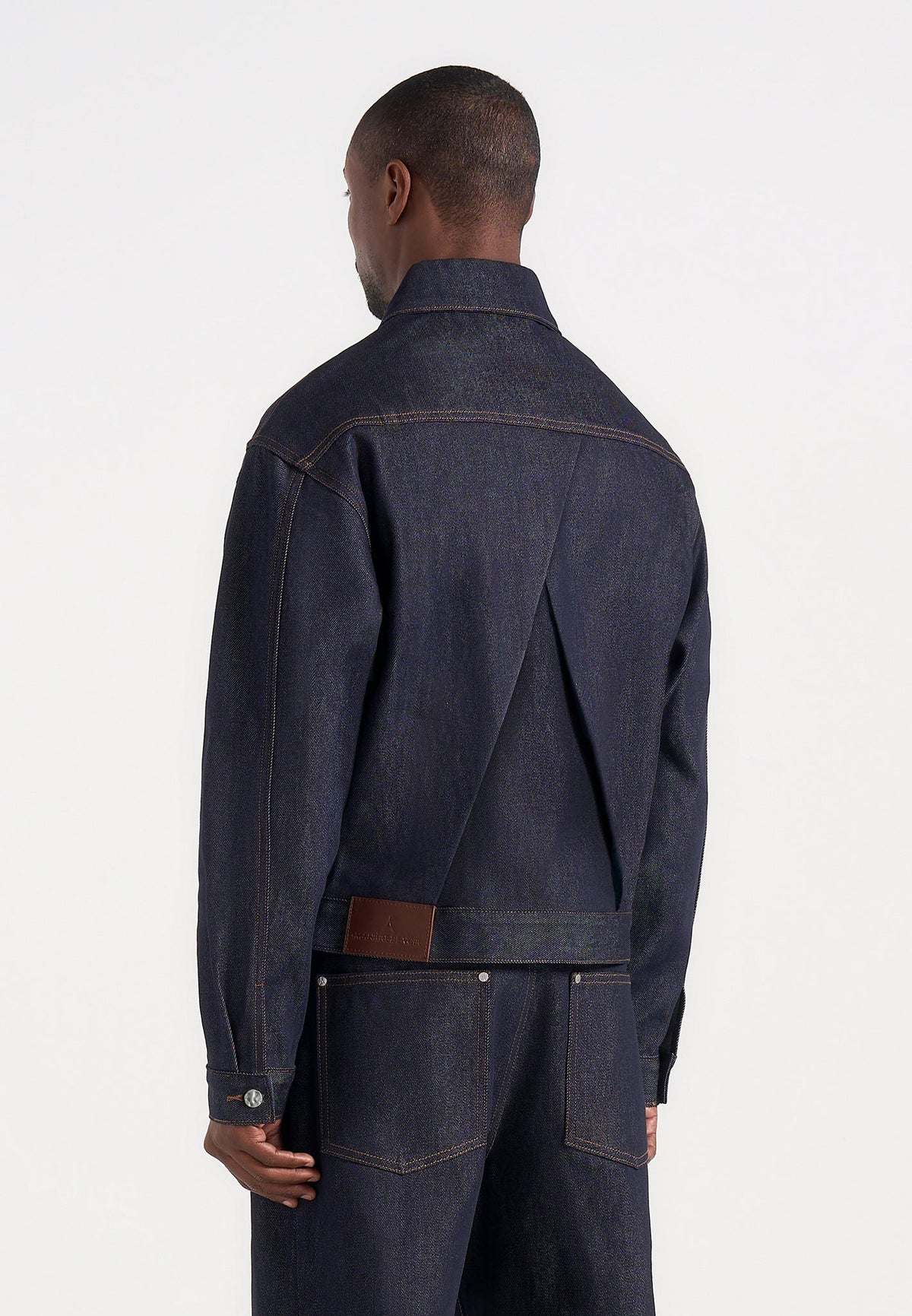 Damien - Boxy Fit Denim Jacket - Indigo