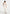 Nora - Pointelle Knitted Vest with Knot Button - Cream