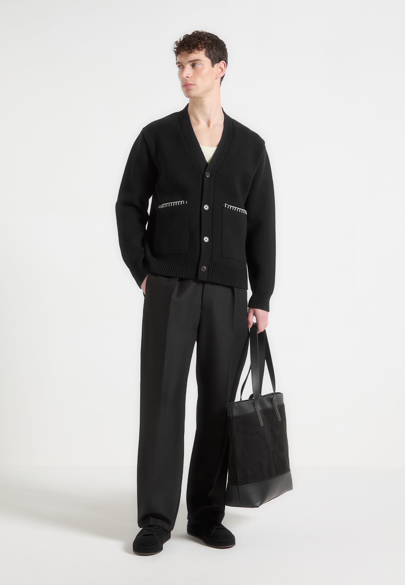 whipstitch-combed-cotton-cardigan-black 