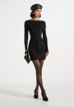 josette-tailored-mini-skirt-with-braided-trim-black
