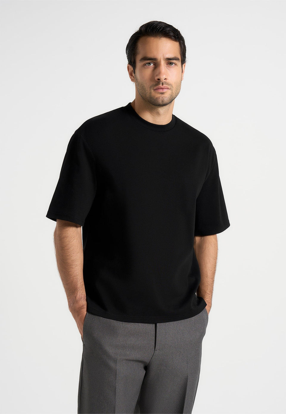 ts007-unisex-relaxed-fit-cotton-t-shirt-black