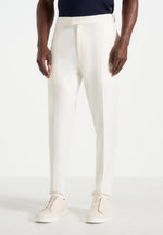 Hubert - Slim Fit Tailored Trousers - Off White