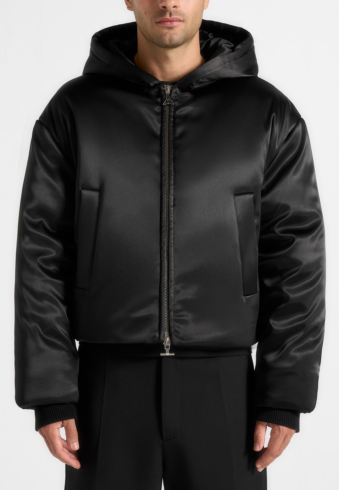 dario-satin-cropped-hooded-jacket-black