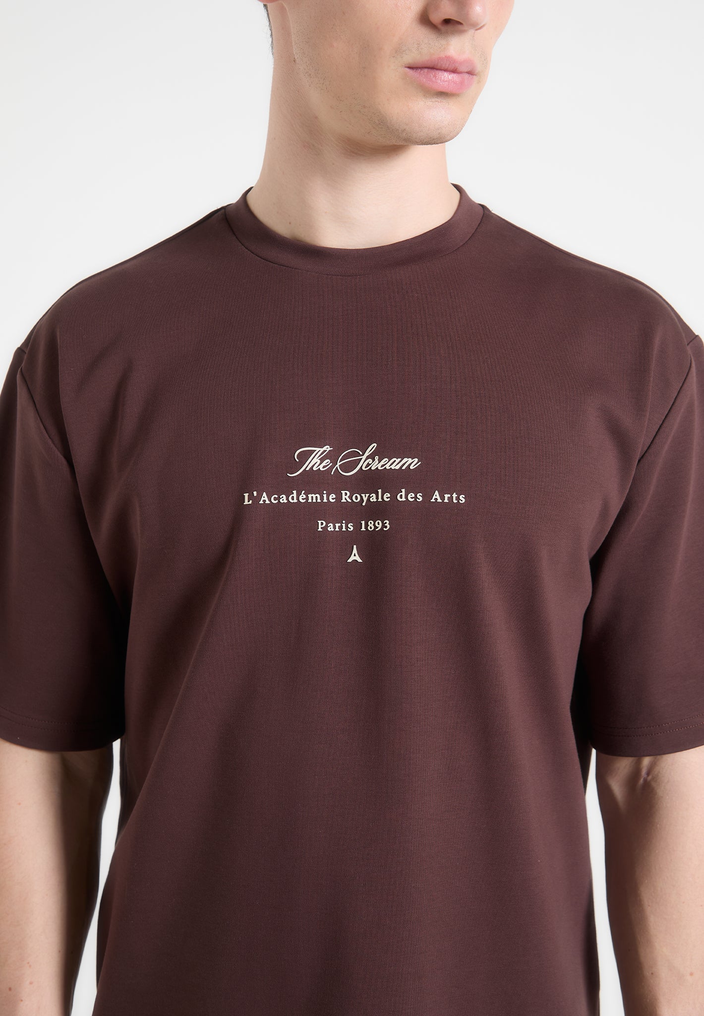 the-scream-t-shirt-brown