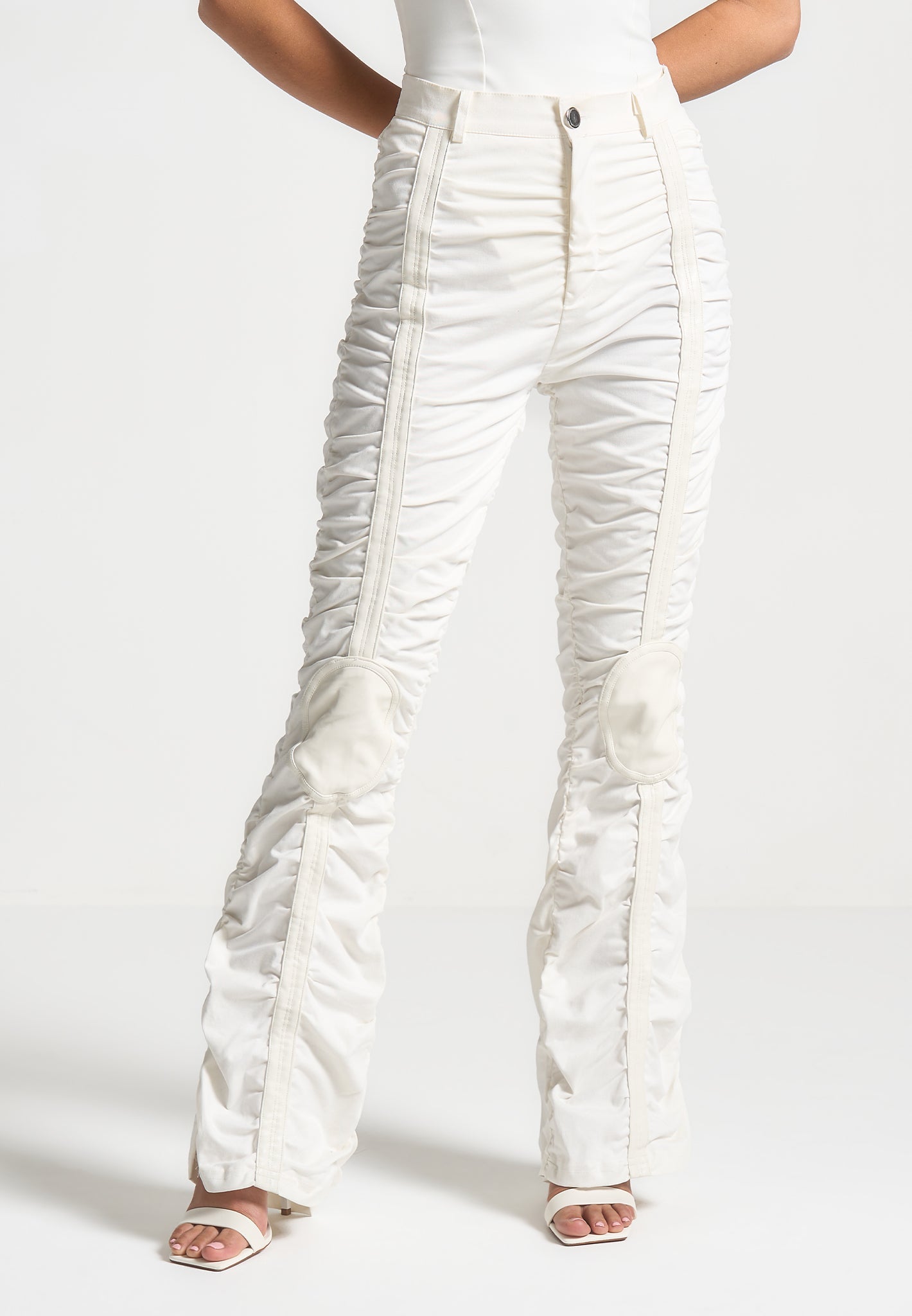 ruched-trousers-with-knee-patch-white