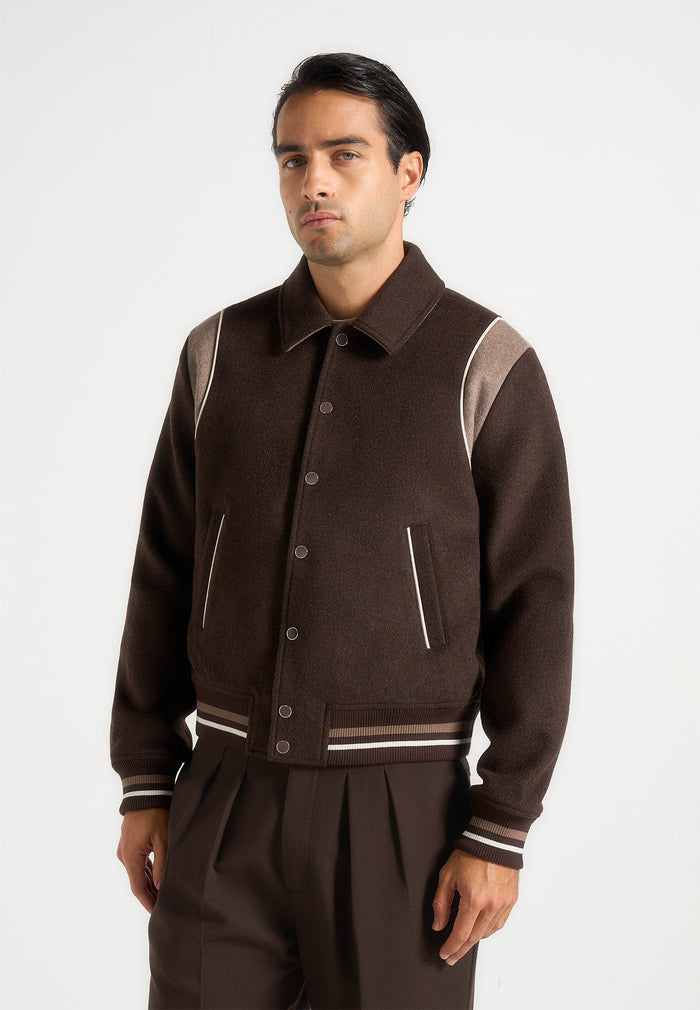 nico-contrast-wool-varsity-jacket-brown