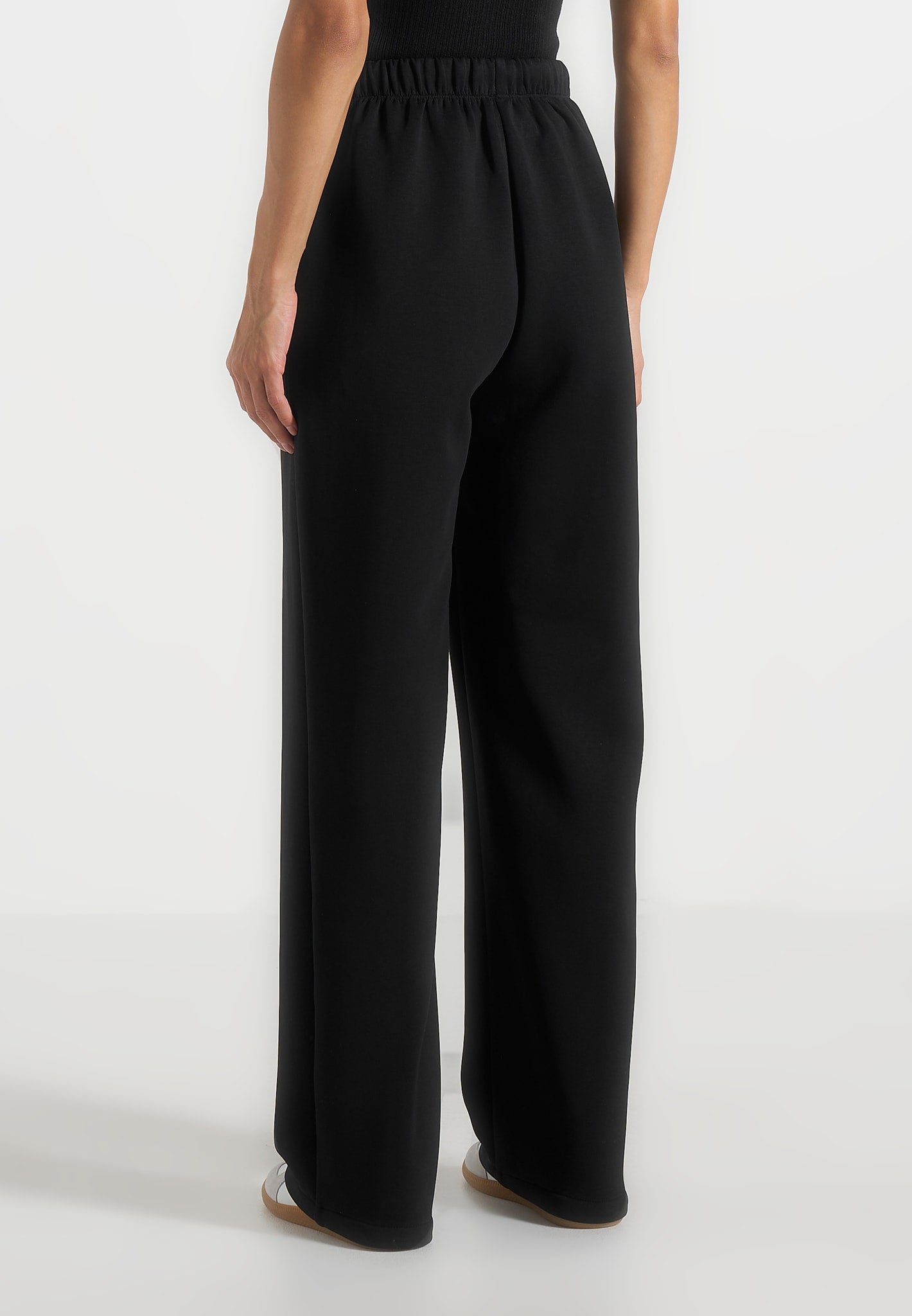 Avery - Unisex Neoprene Relaxed fit Joggers - Black