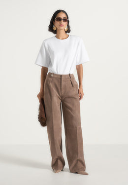 solene-suede-wide-leg-pleated-pants-taupe