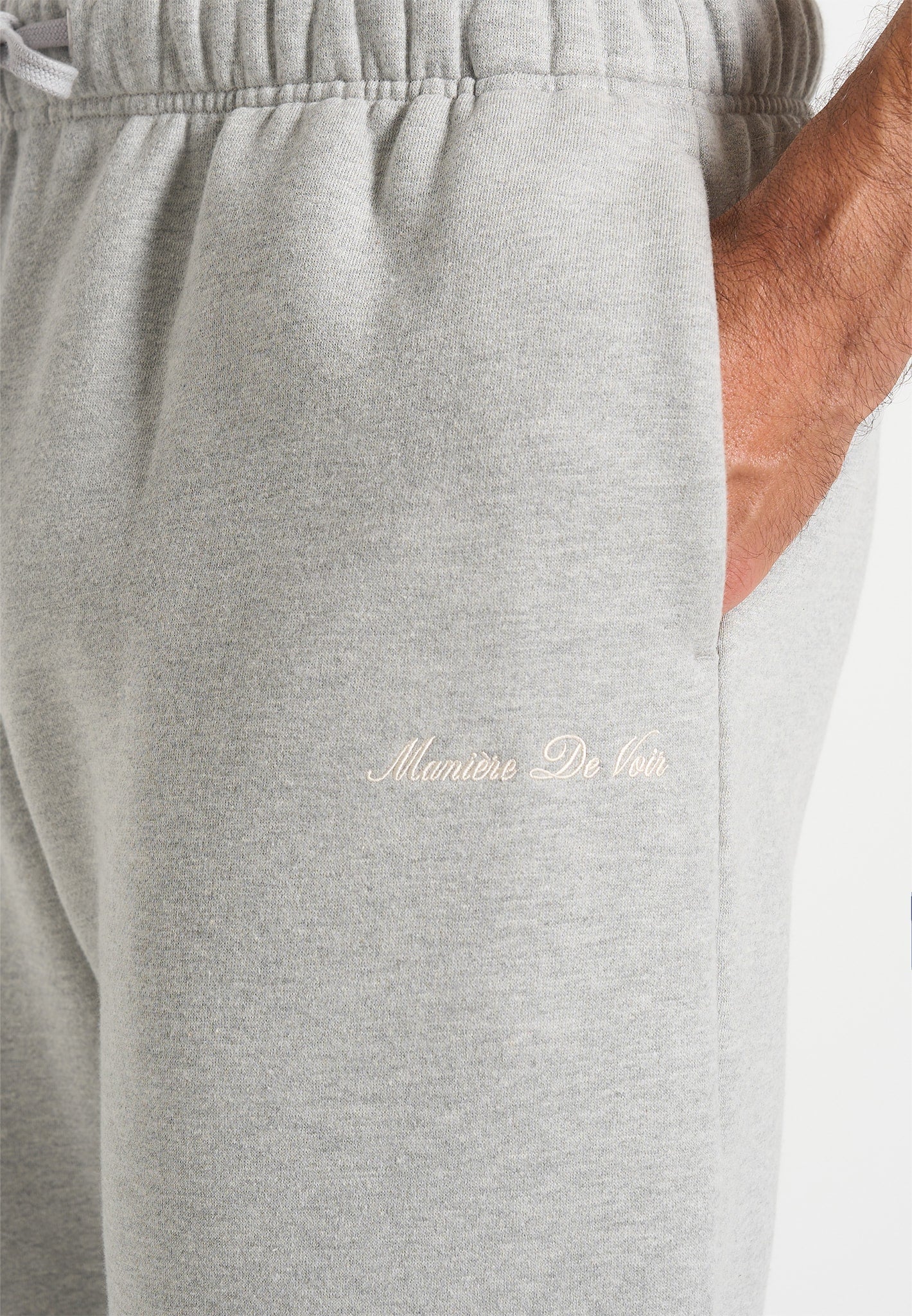 Alistair - Signature Regular Fit Cuffed Joggers - Marl Grey