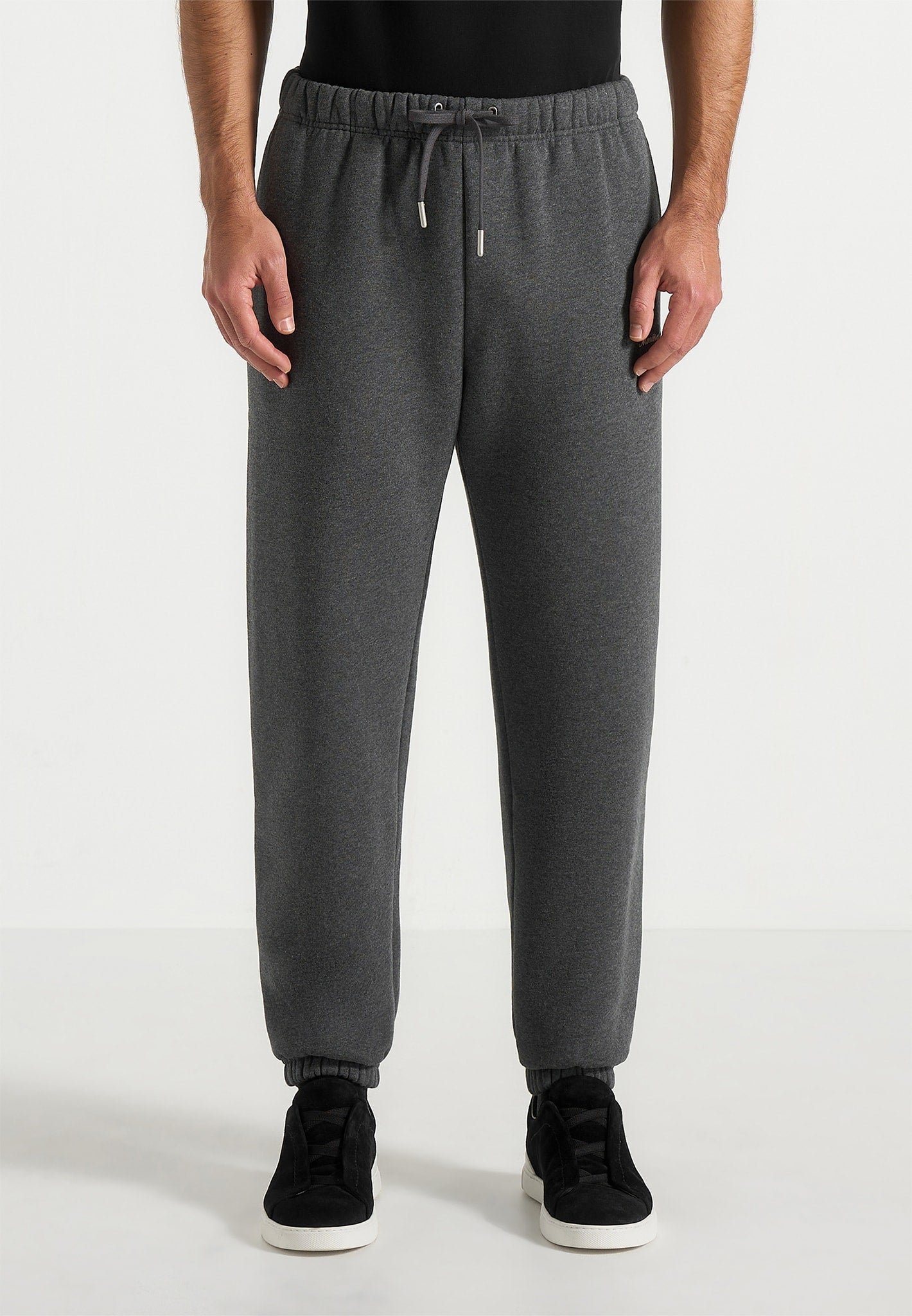 Alistair - Signature Regular Fit Cuffed Joggers - Charcoal Grey