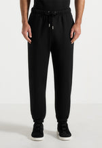 Alistair - Signature Regular Fit Cuffed Joggers - Black