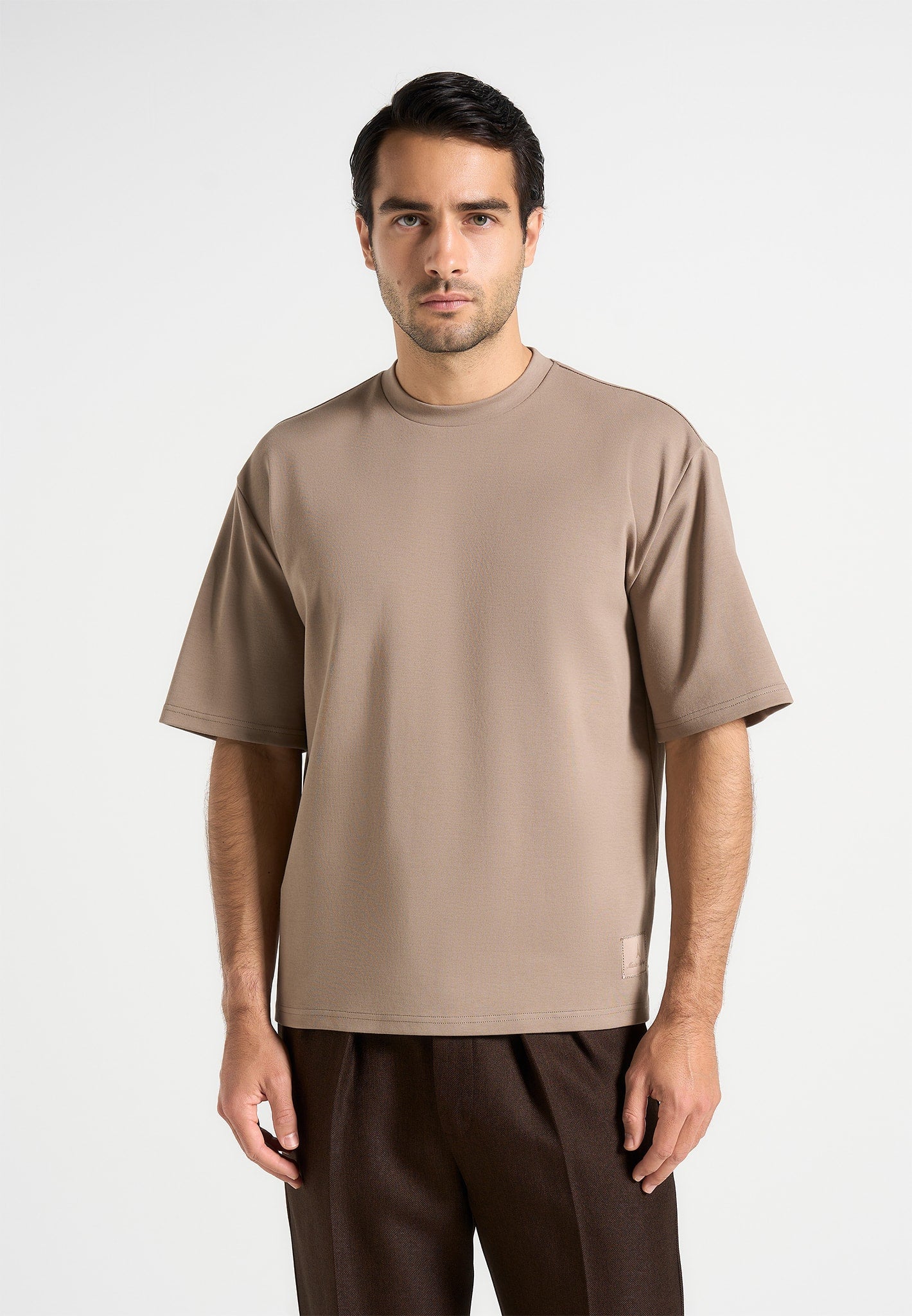 Paul - Relaxed Fit T-Shirt - Taupe 