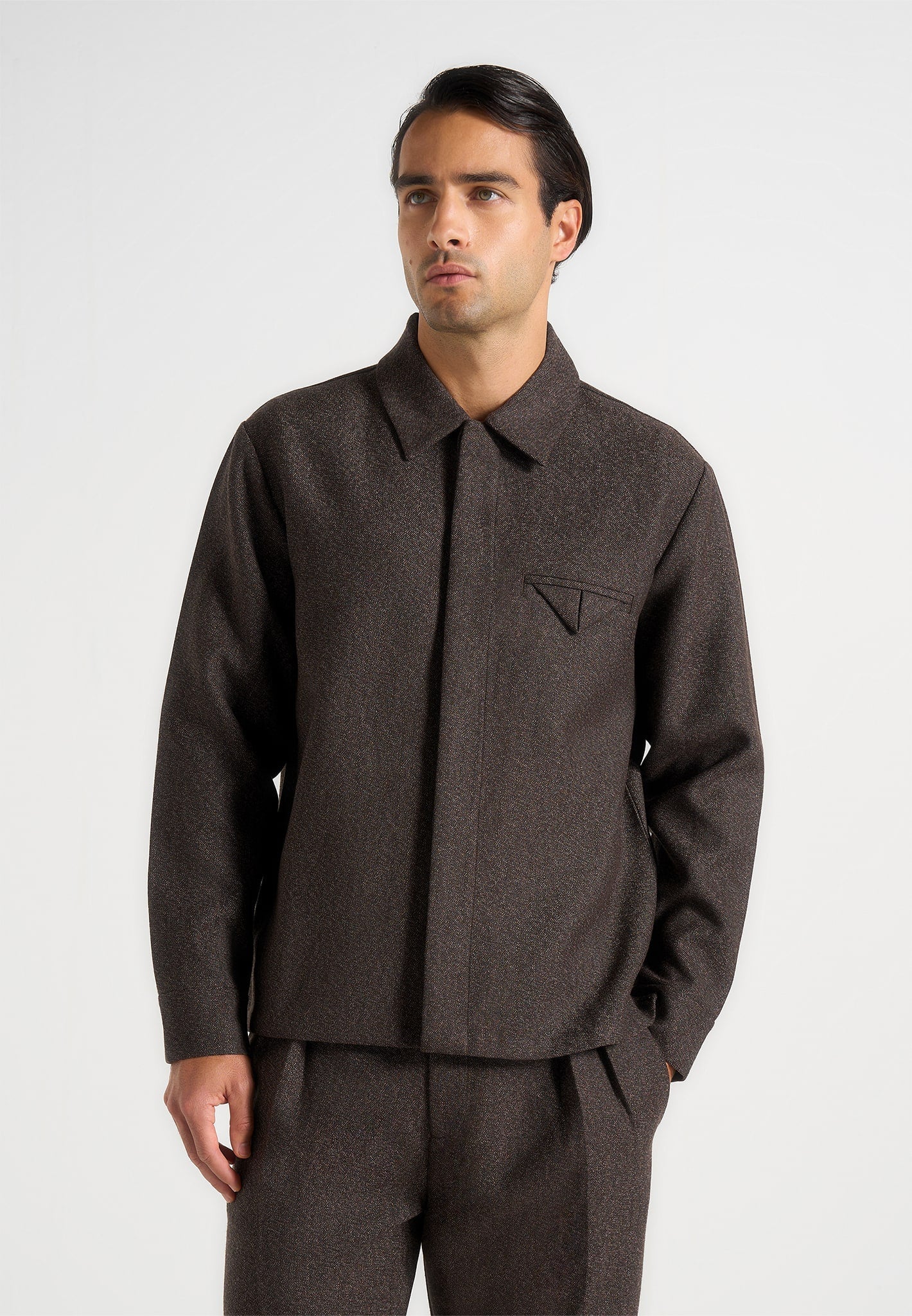 elliot-melange-tailored-shirt-brown