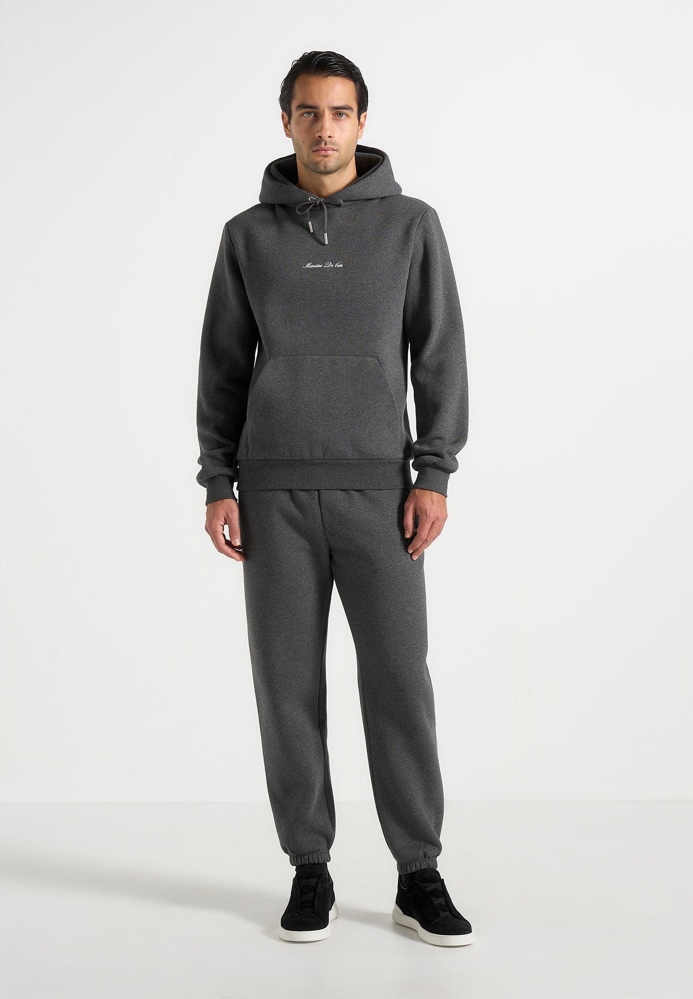 Gustave - Signature Regular Fit Hoodie - Charcoal Grey