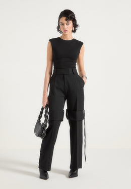 isabelle-tailored-belted-strap-detail-pants-black
