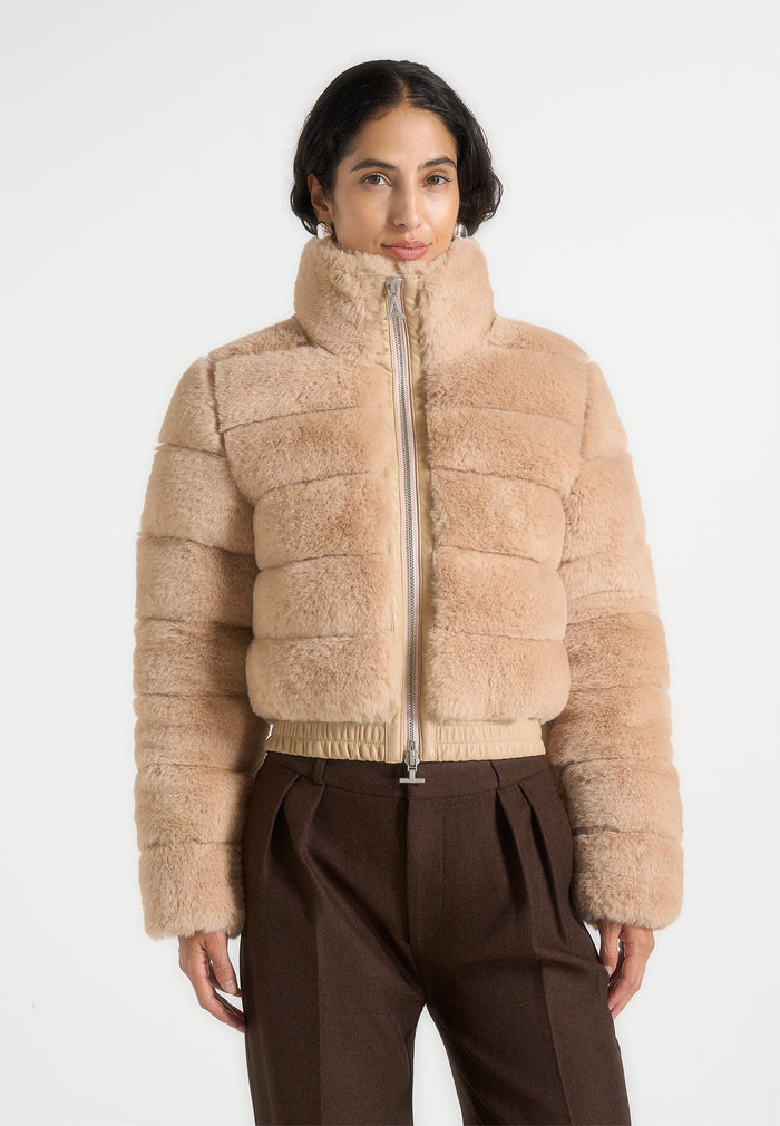 ama-plush-ribbed-jacket-with-neck-scarf-beige