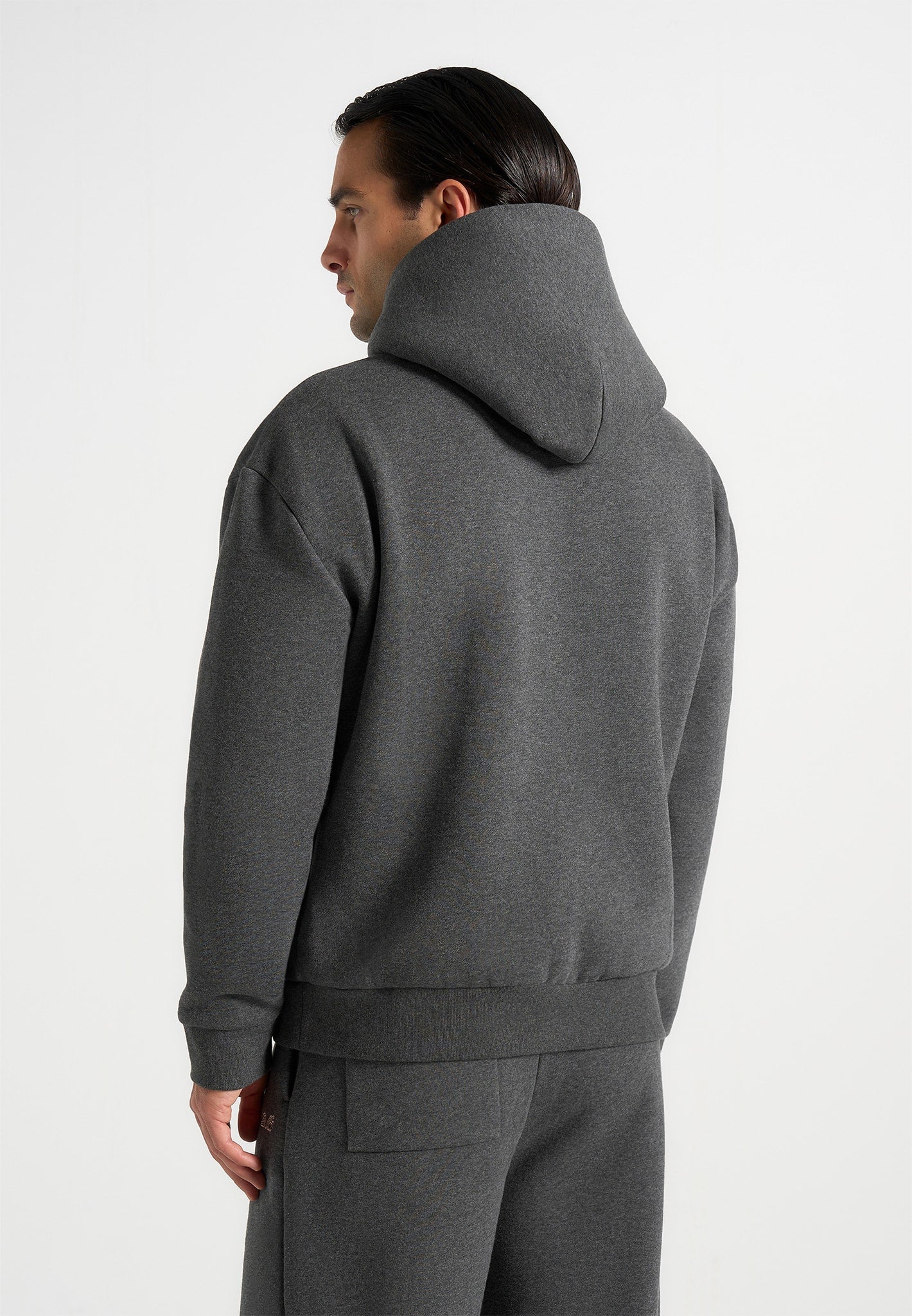 Ollie - Unisex Signature Relaxed Fit Hoodie - Charcoal Grey