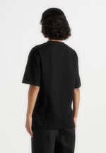 Ari - Unisex Signature Relaxed Fit Cotton T-Shirt - Black
