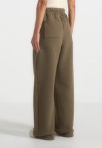 Taylor - Unisex Signature Wide Leg Joggers - Olive