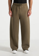 Taylor - Unisex Signature Wide Leg Joggers - Olive