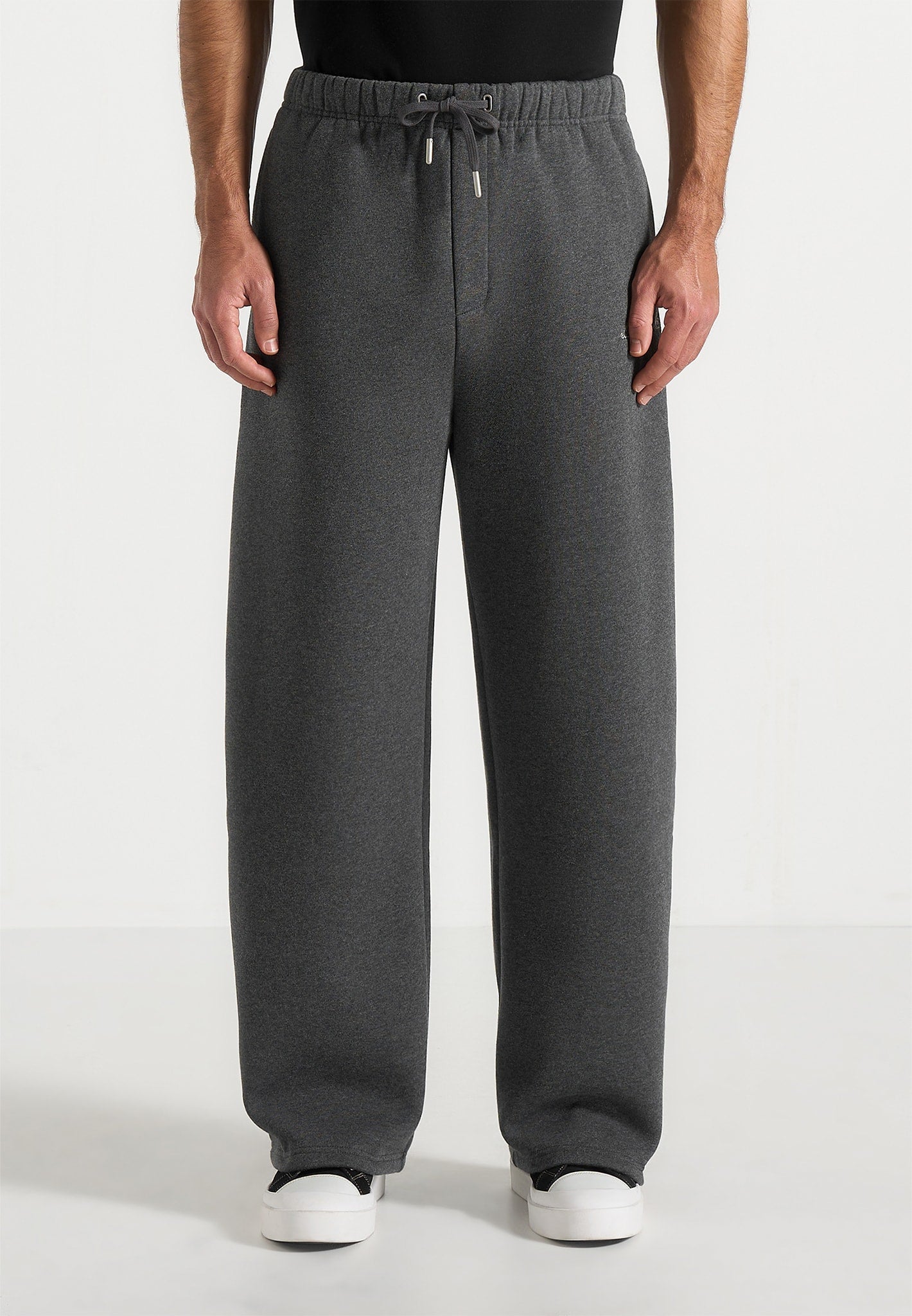 Taylor - Unisex Signature Wide Leg Joggers - Charcoal Grey