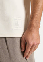 Matteo - Regular Fit Cotton T-Shirt - Cream