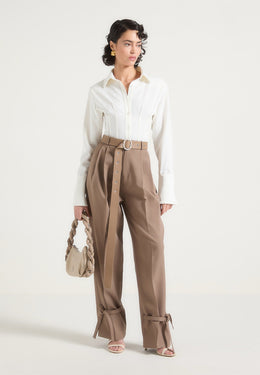 suzanne-tailored-pants-with-oversized-belt-and-ankle-ties-taupe