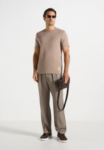 Matteo - Regular Fit Cotton T-Shirt - Taupe