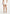 Elise - Tailored Pleated Skort with Belt - Cream